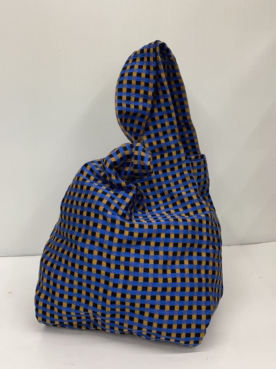 MARNI tote bag cotton multicolor check SHMH0024A0 TCX32 3