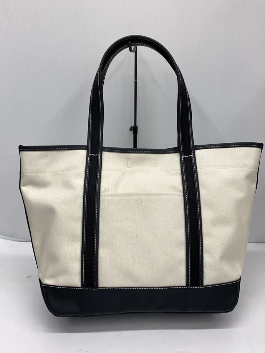 PORTER Tote Bag Canvas WHT 3