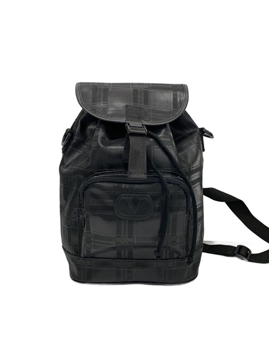 VALENTINO GARAVANI Backpack PVC BLK