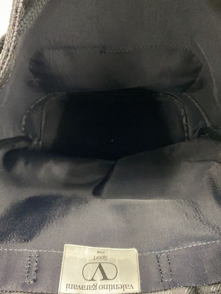 VALENTINO GARAVANI Backpack PVC BLK 6