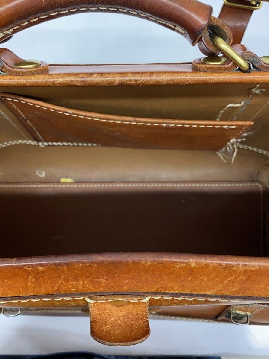 HERZ Boston Bag Leather BRW Plain 6