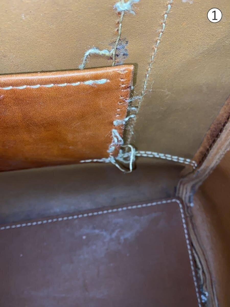 HERZ Boston Bag Leather BRW Plain 7