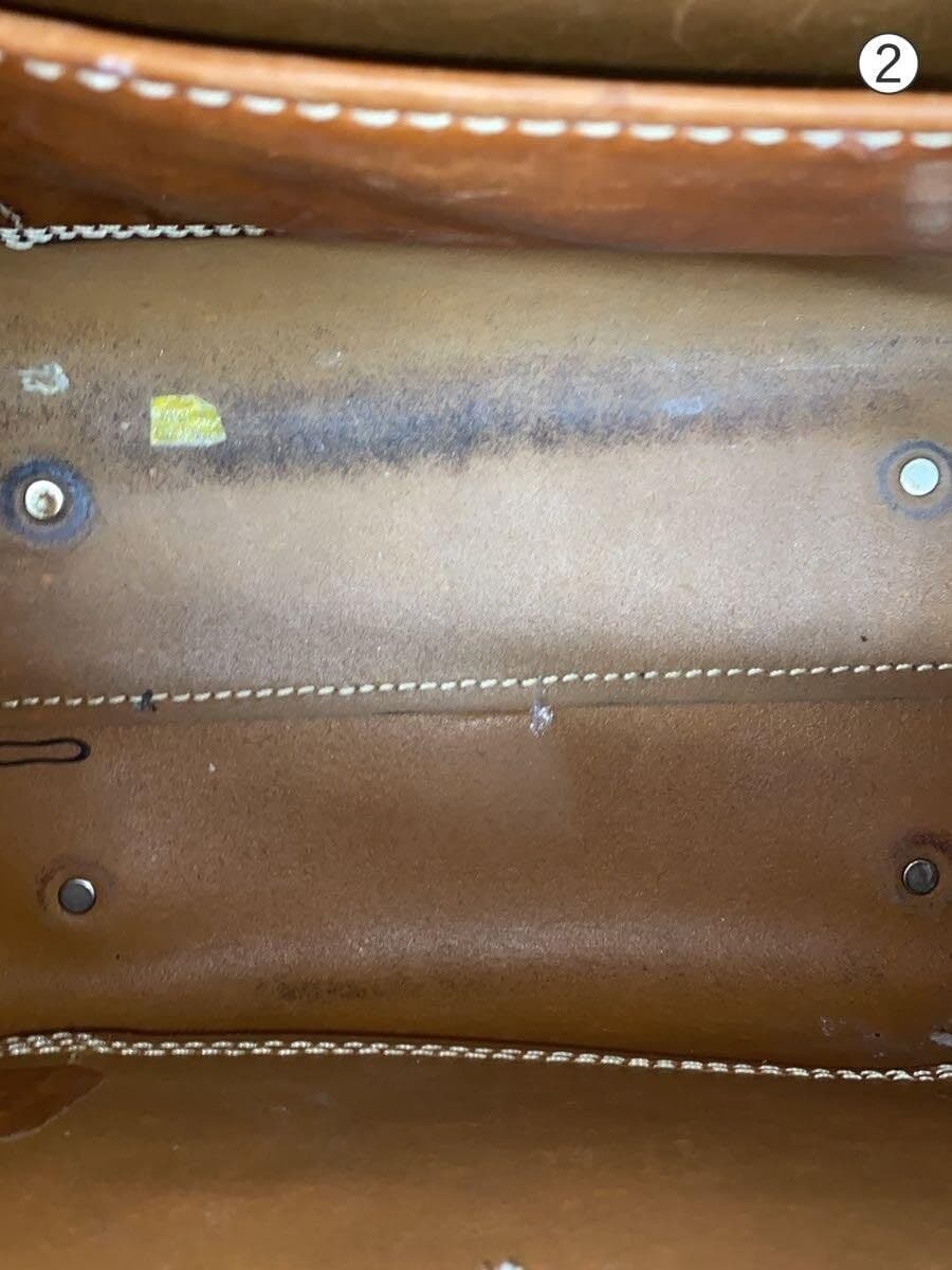 HERZ Boston Bag Leather BRW Plain 8