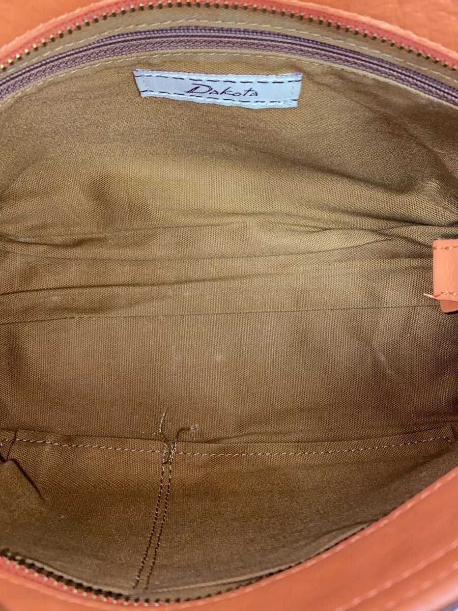 DAKOTA Shoulder Bag Leather ORN Plain 6