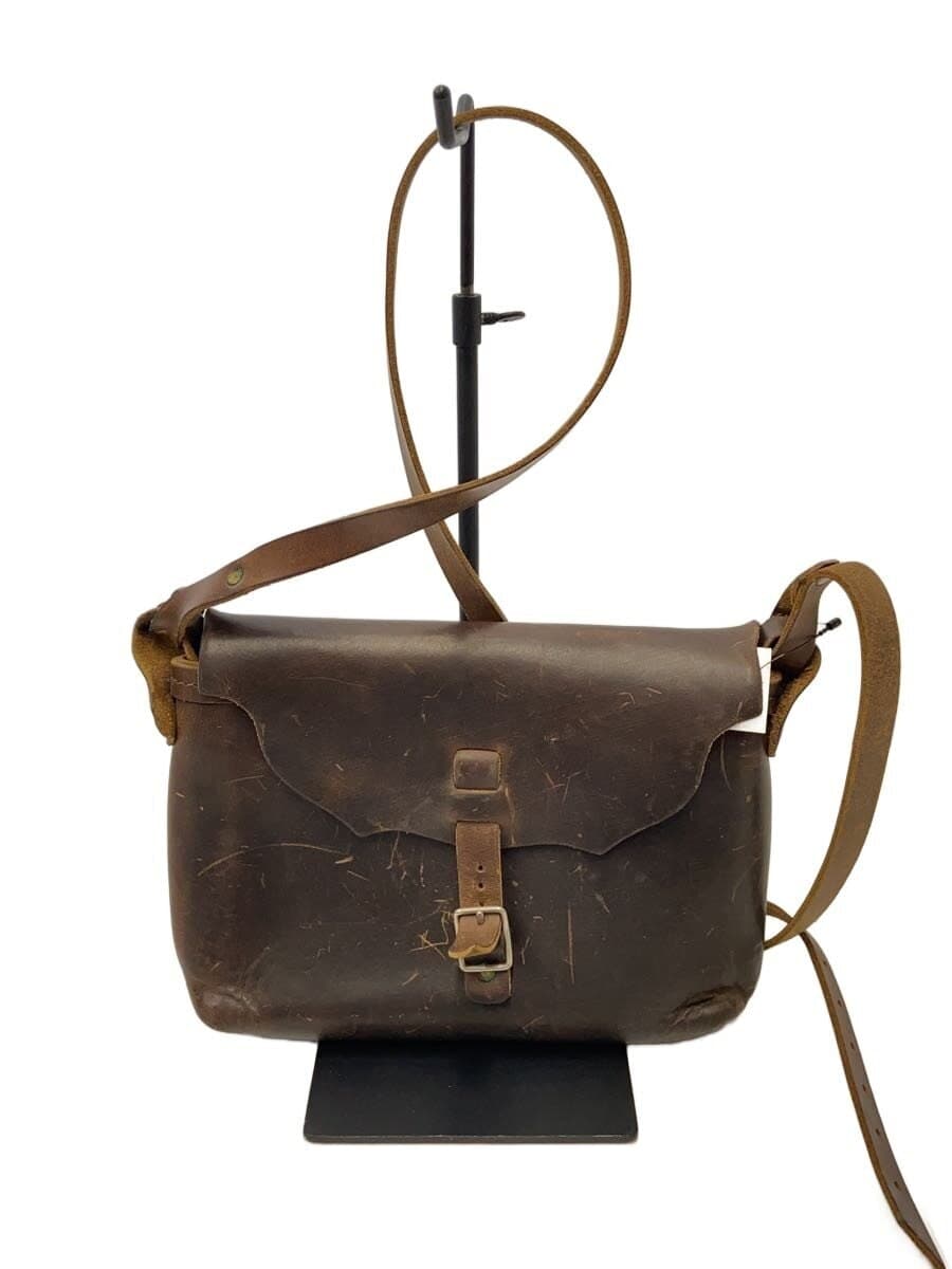 FERNAND LEATHER Shoulder Bag Leather BRW Plain