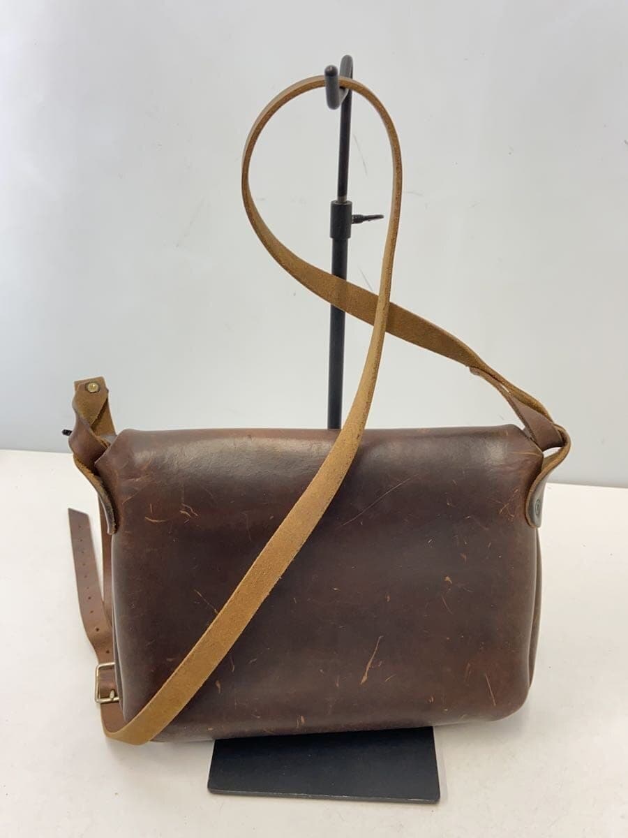 FERNAND LEATHER Shoulder Bag Leather BRW Plain 3