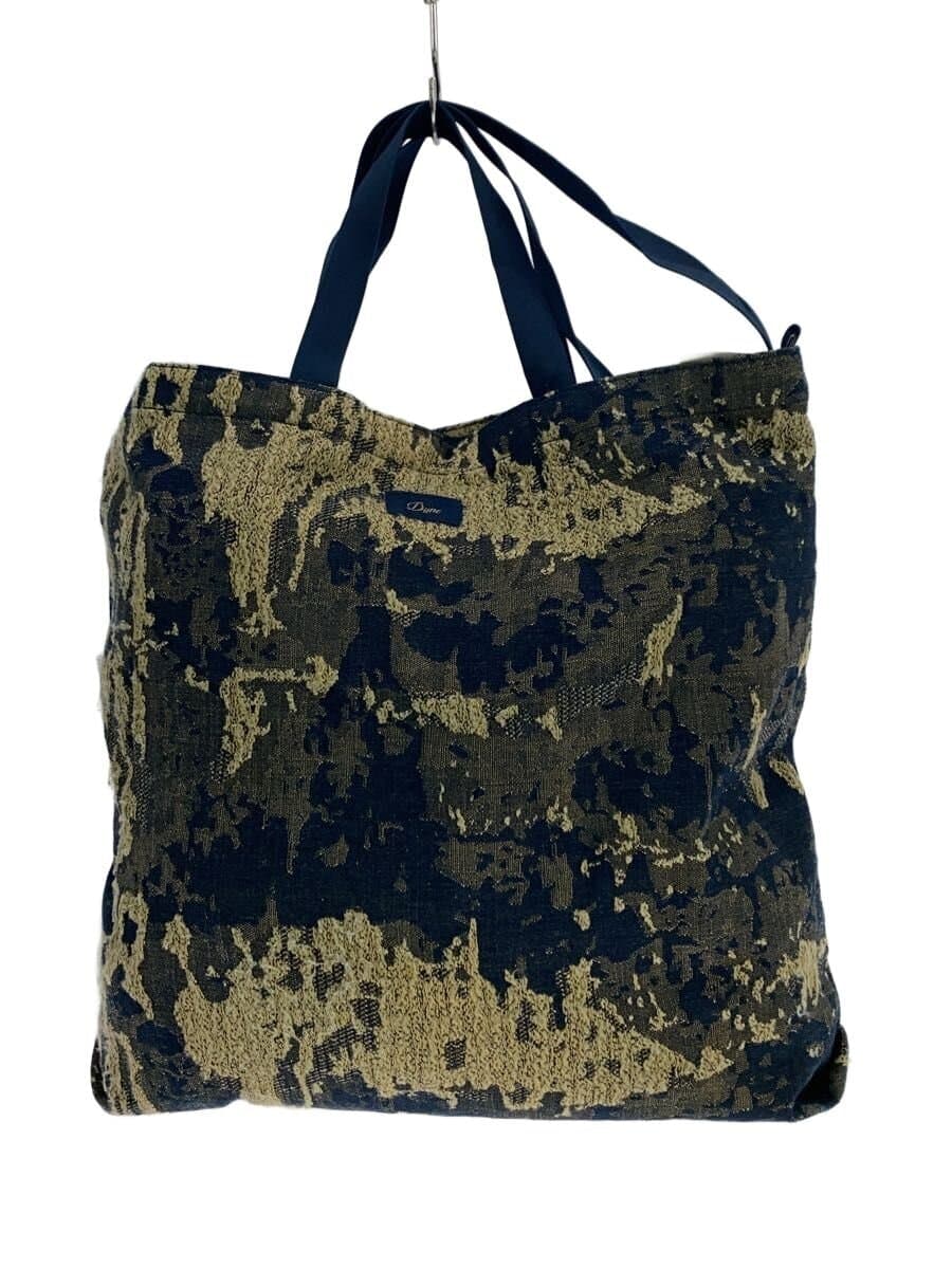 Dime Tote Bag Cotton NVY All Over Pattern