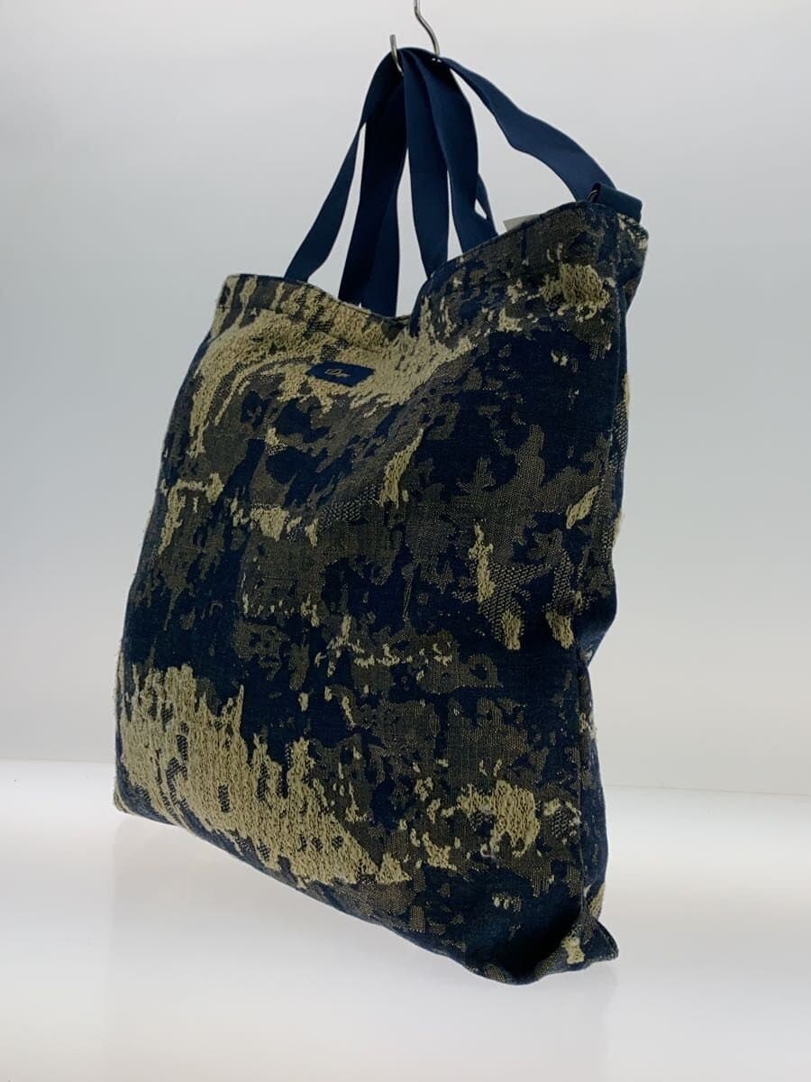 Dime Tote Bag Cotton NVY All Over Pattern 2