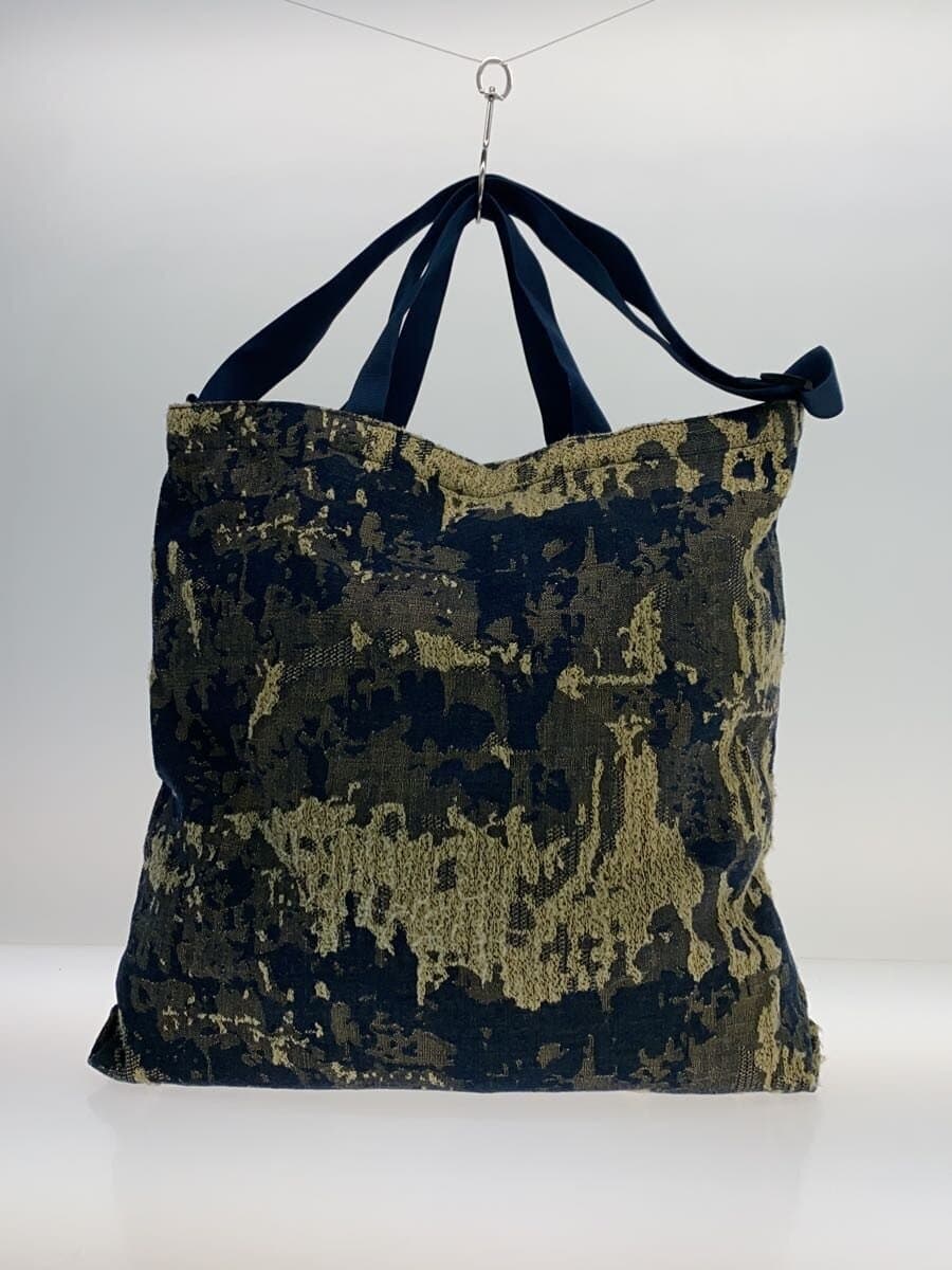 Dime Tote Bag Cotton NVY All Over Pattern 3