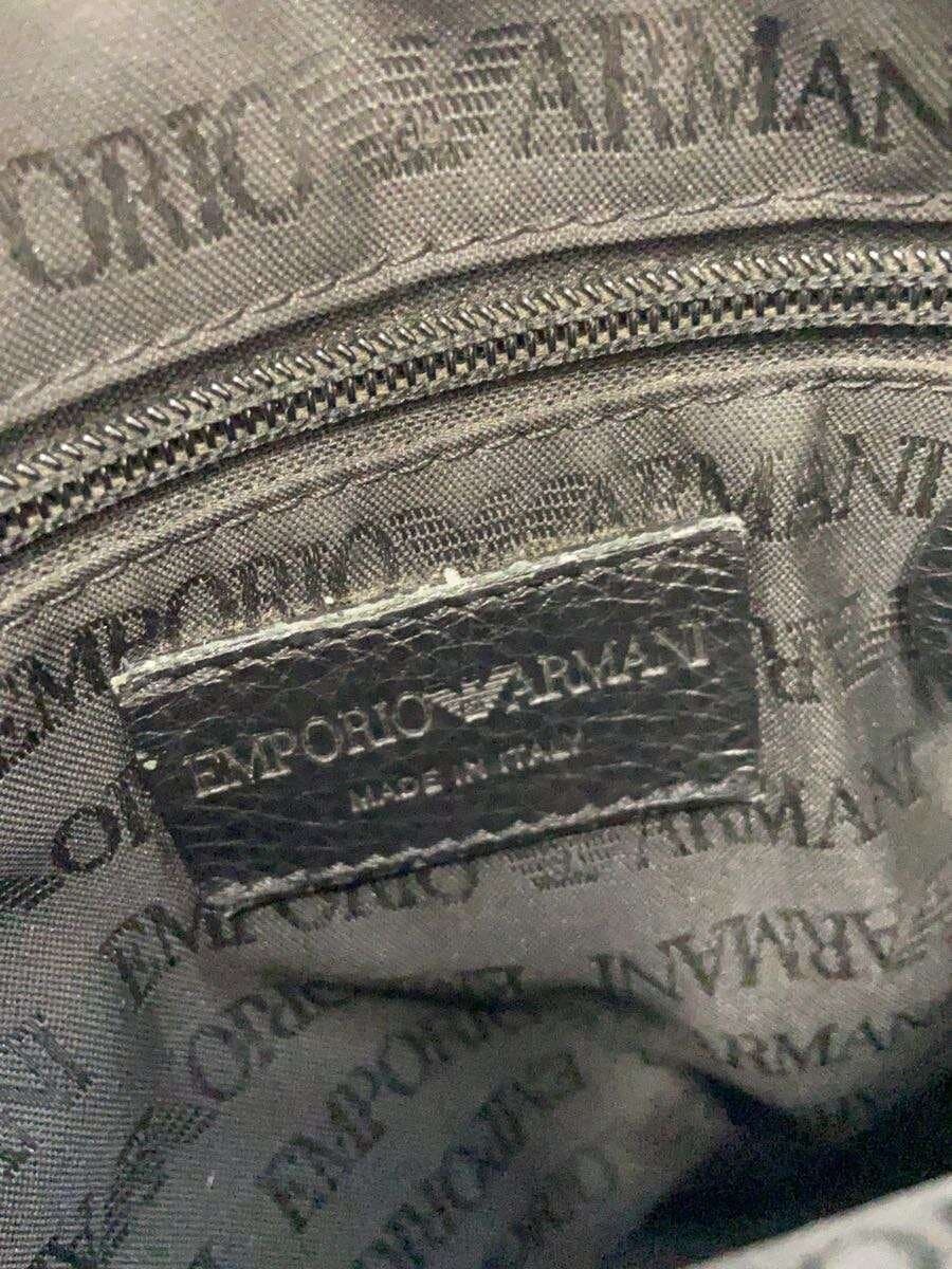 EMPORIO ARMANI Shoulder Bag Leather BLK 5