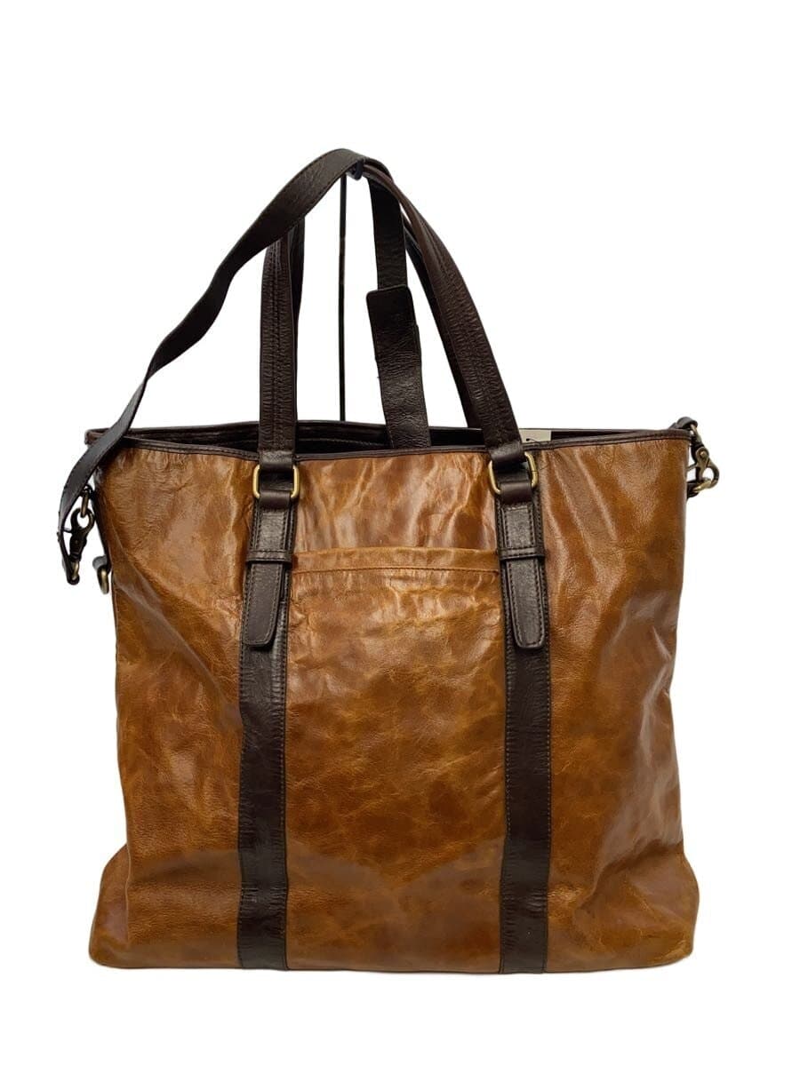 Other Brand connie line Tote Bag Leather BRW Solid