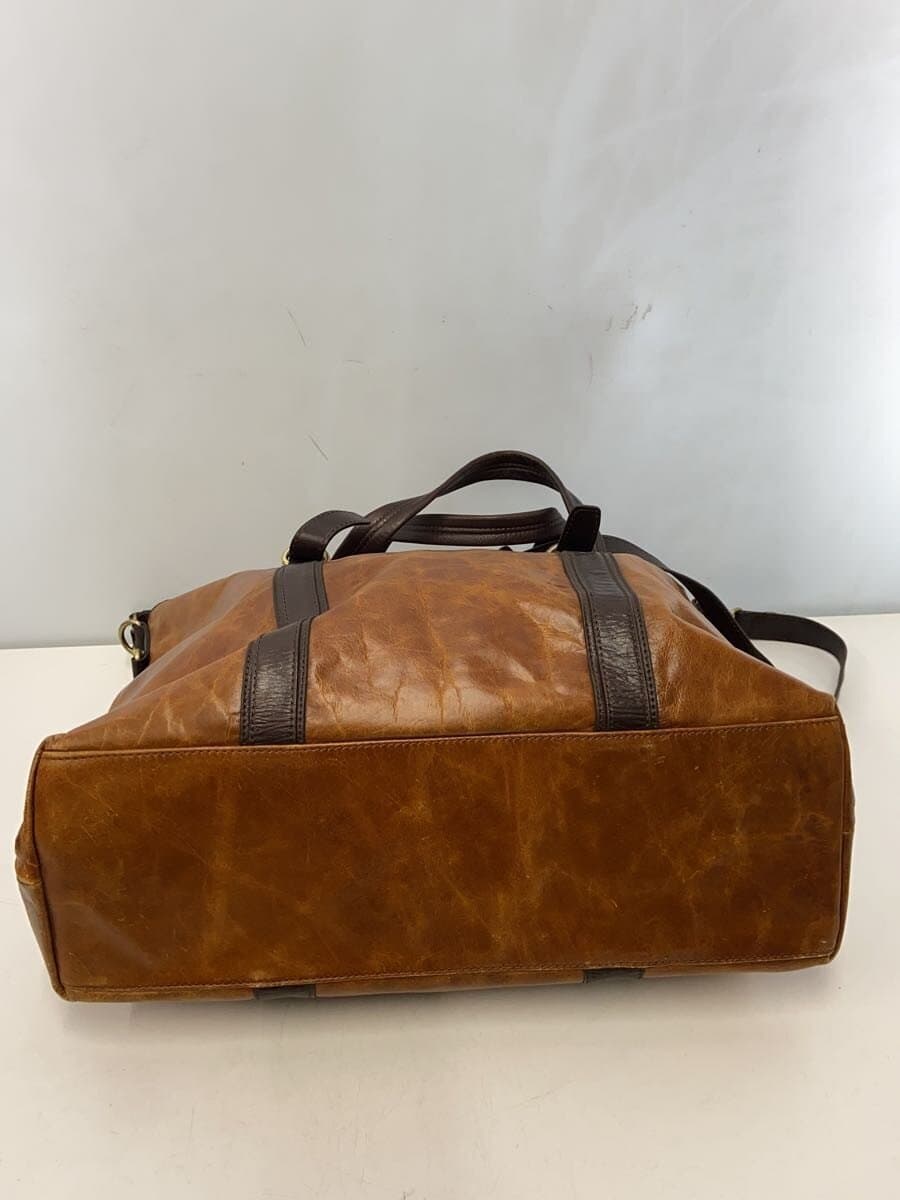 Other Brand connie line Tote Bag Leather BRW Solid 4