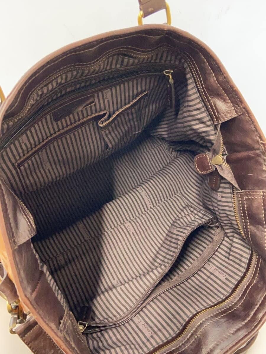 Other Brand connie line Tote Bag Leather BRW Solid 6