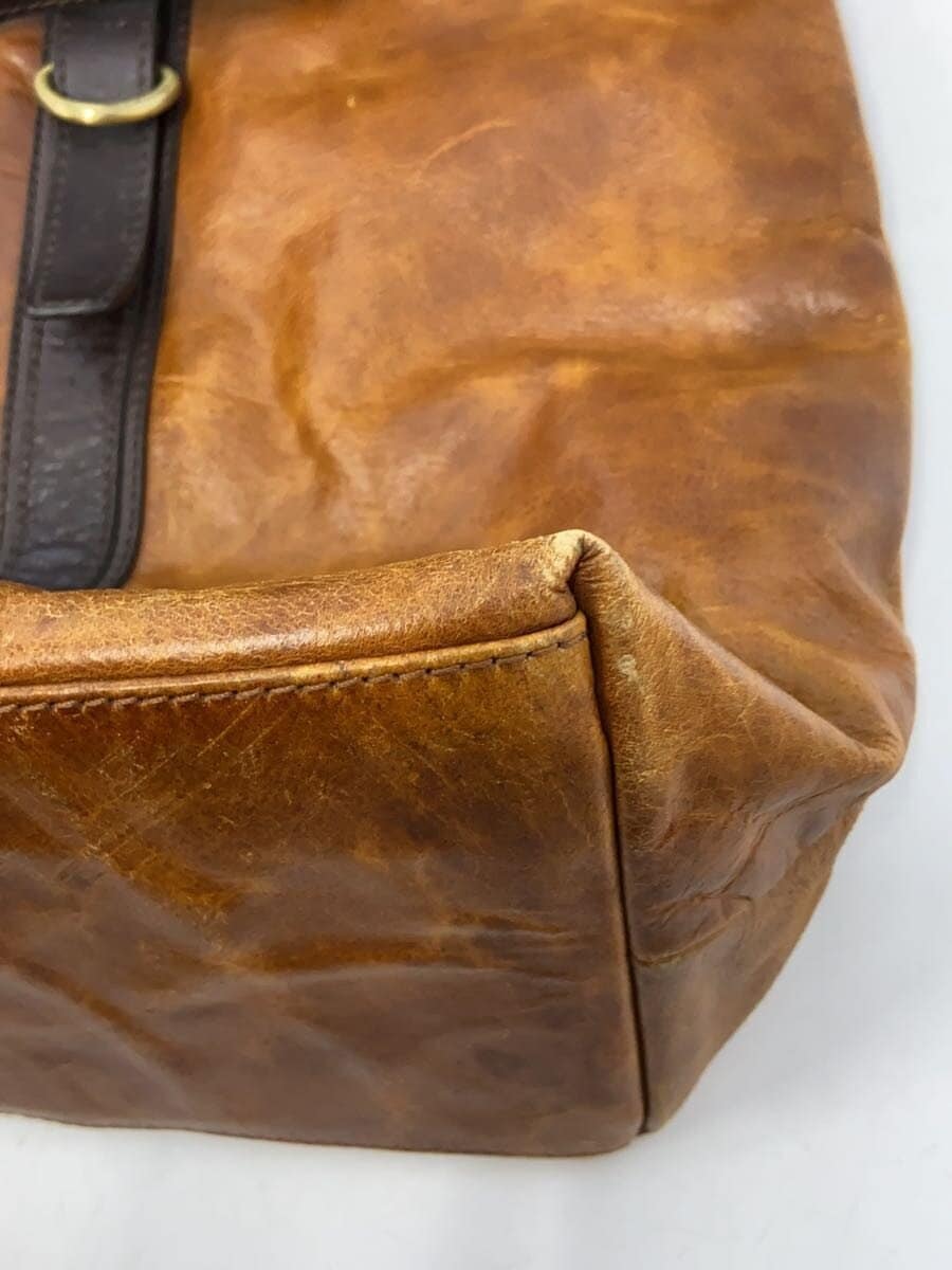 Other Brand connie line Tote Bag Leather BRW Solid 8