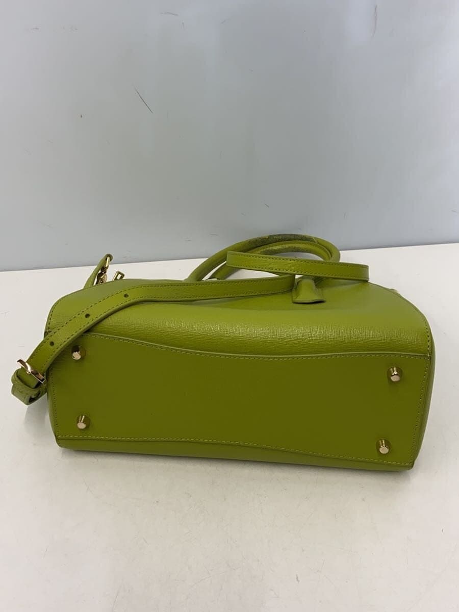 FURLA Shoulder Bag PVC GRN 4