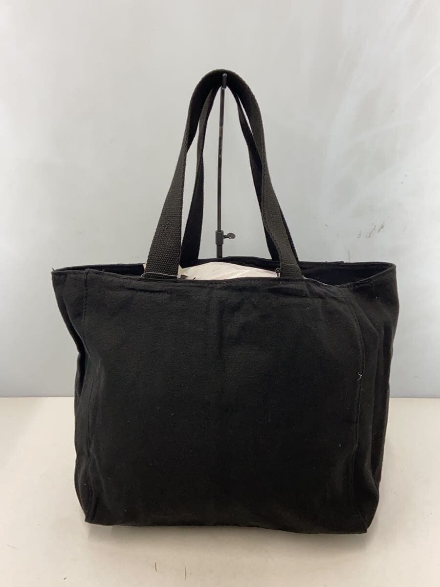 agnes b VOYAGE Tote Bag Cotton BLK 3