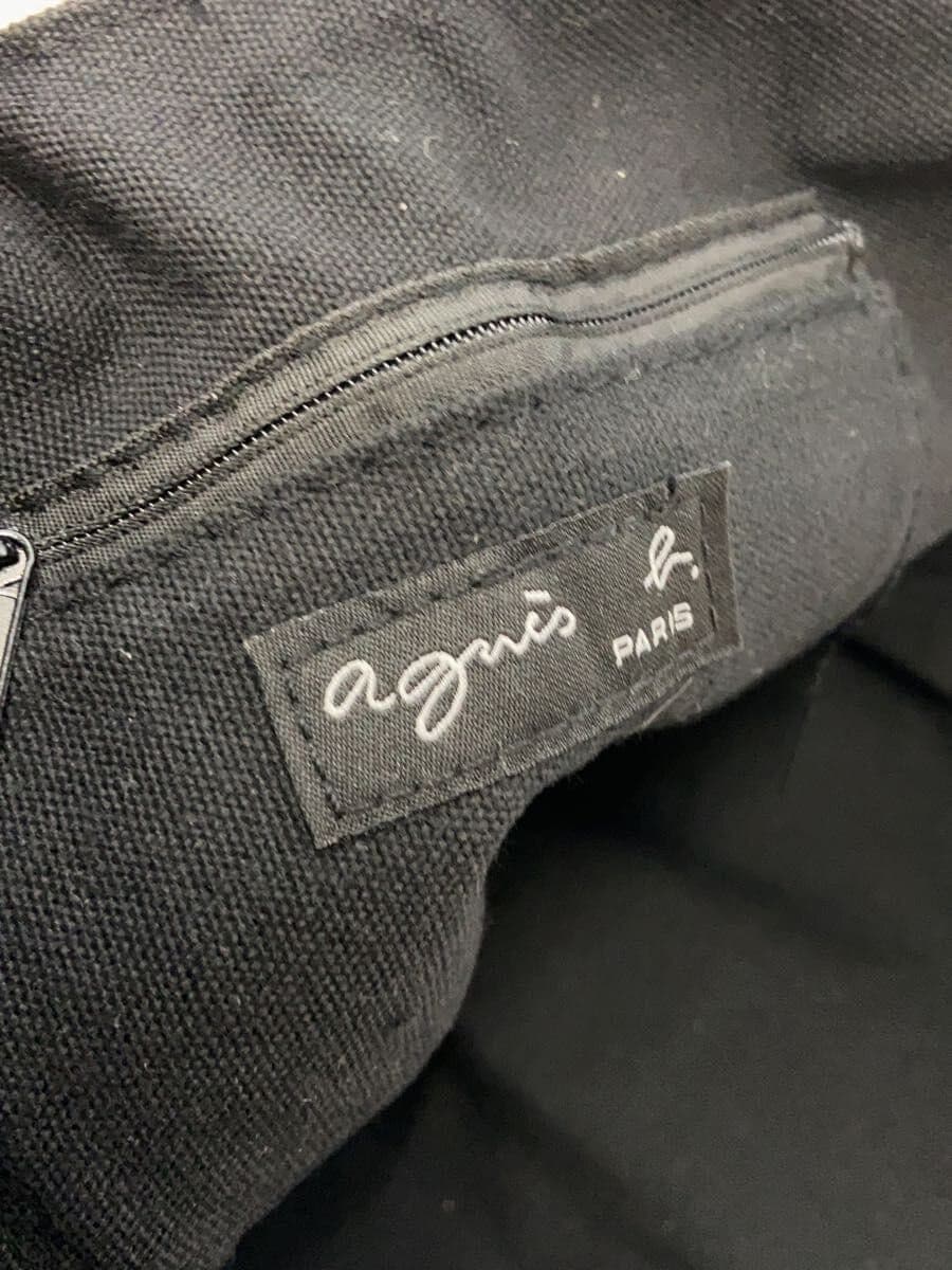 agnes b VOYAGE Tote Bag Cotton BLK 5