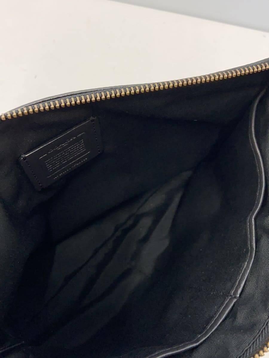 COACH Second Bag Leather BLK F28614 6