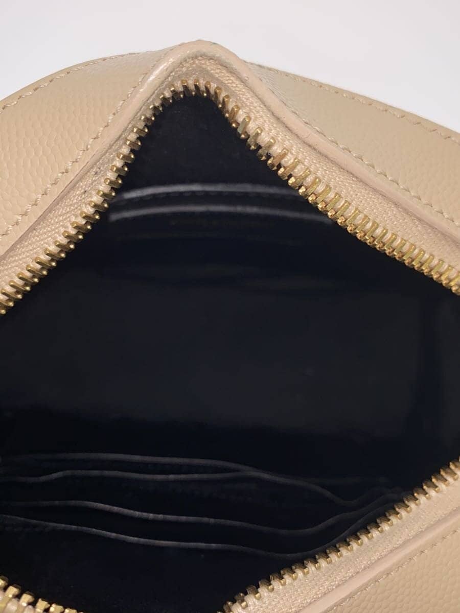SAINT LAURENT shoulder bag leather BEIGE gnr381636 6