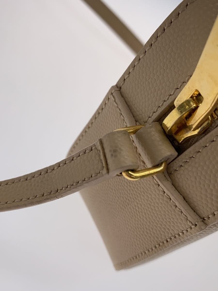 SAINT LAURENT shoulder bag leather BEIGE gnr381636 8