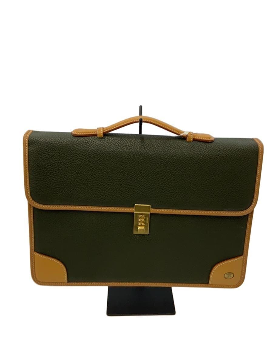 Other Brand Amiet Briefcase Leather KHK Solid 204