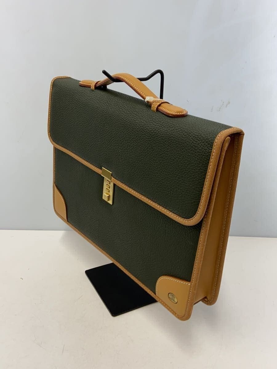 Other Brand Amiet Briefcase Leather KHK Solid 204 2