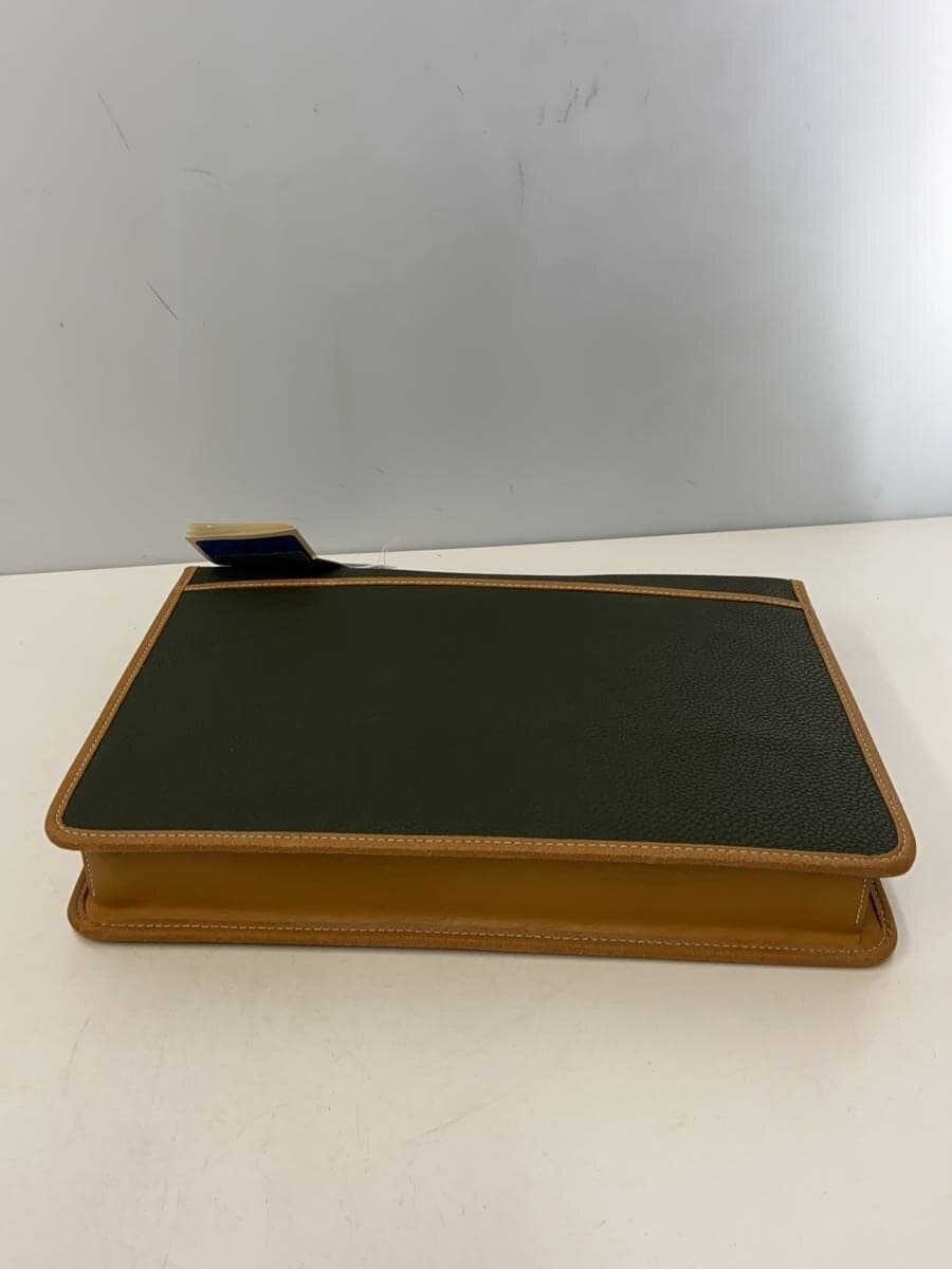 Other Brand Amiet Briefcase Leather KHK Solid 204 4