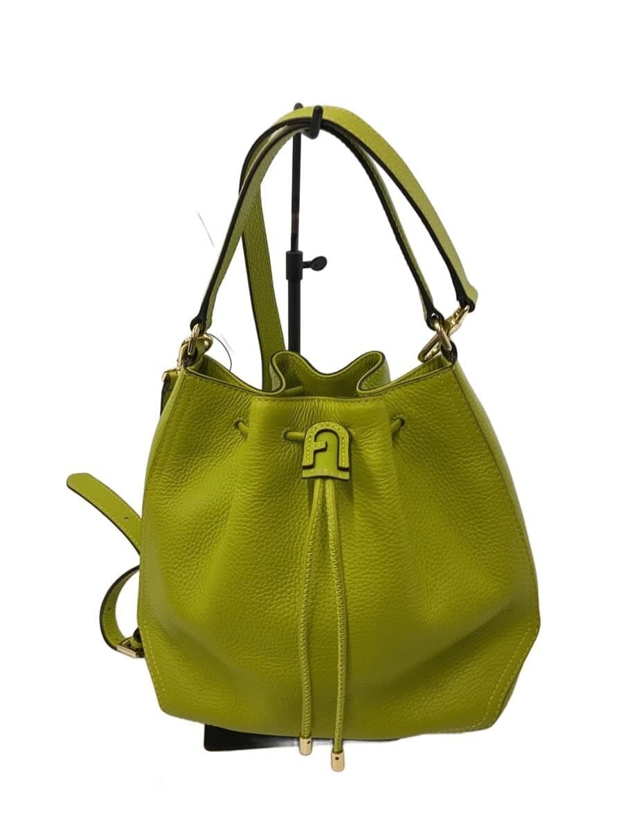 FURLA Shoulder Bag Cowhide GRN