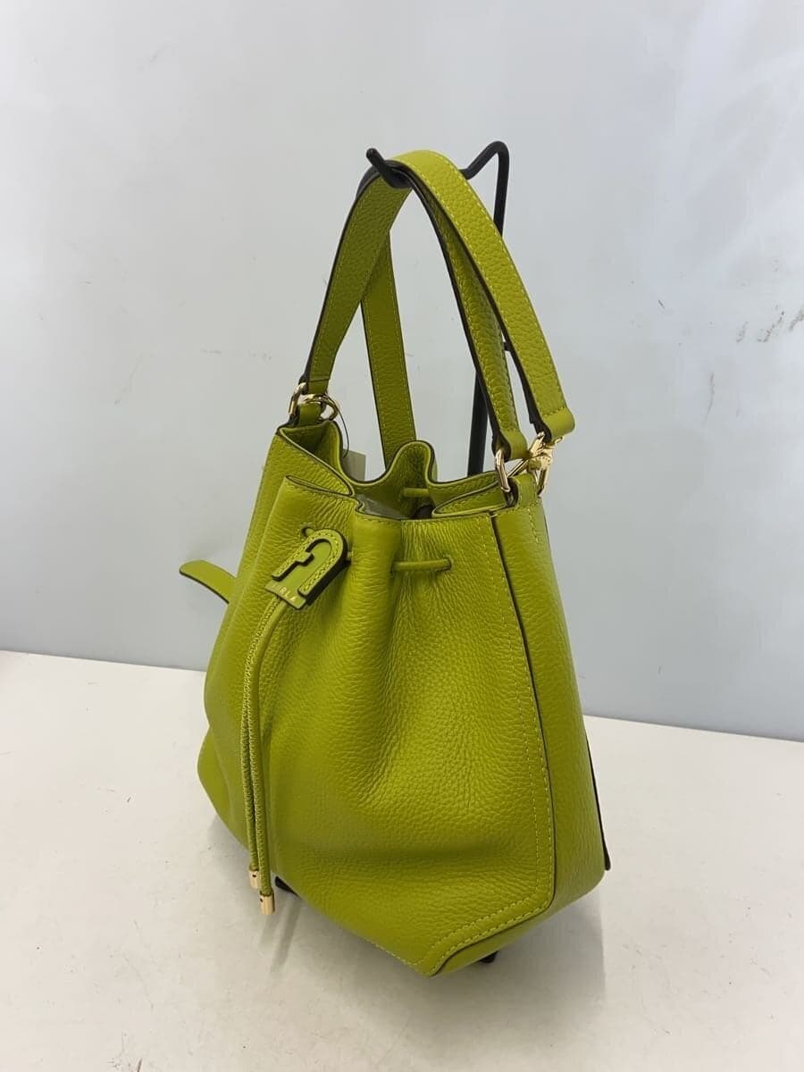 FURLA Shoulder Bag Cowhide GRN 2