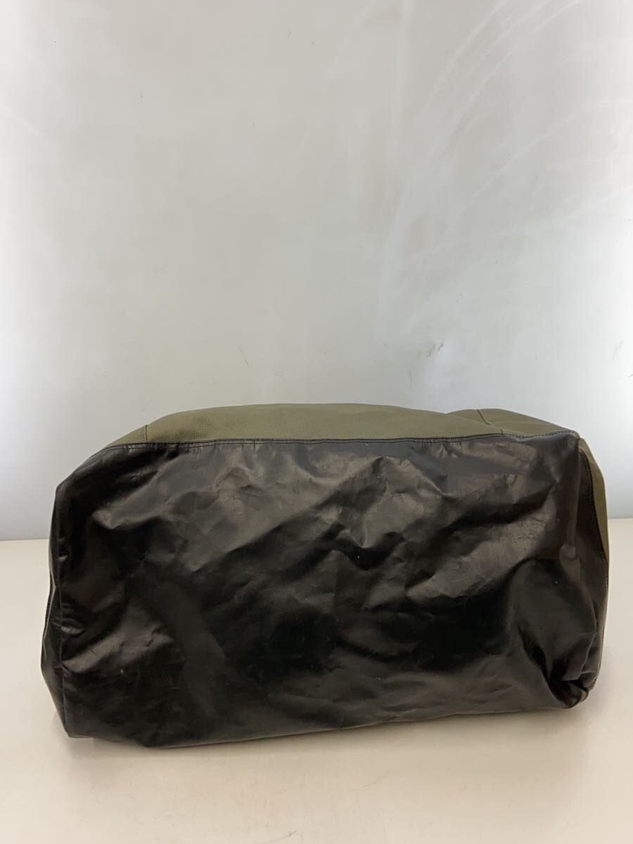 HELLY HANSEN Shoulder Bag Nylon KHK Solid 90s~ Bottom Hi Palon Red Square Logo Stickiness 4