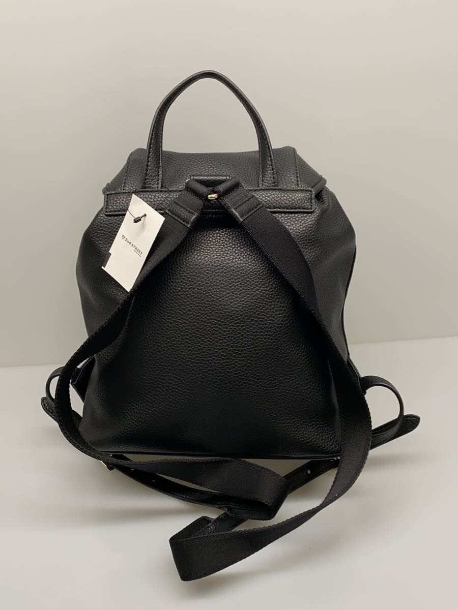 FURLA Backpack Leather Black Plain 8050579447940 3