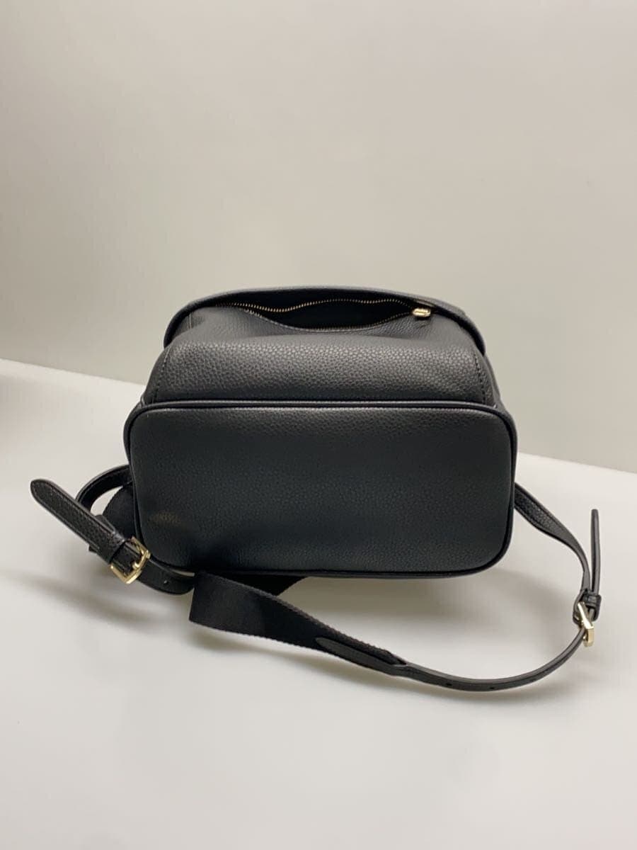 FURLA Backpack Leather Black Plain 8050579447940 4