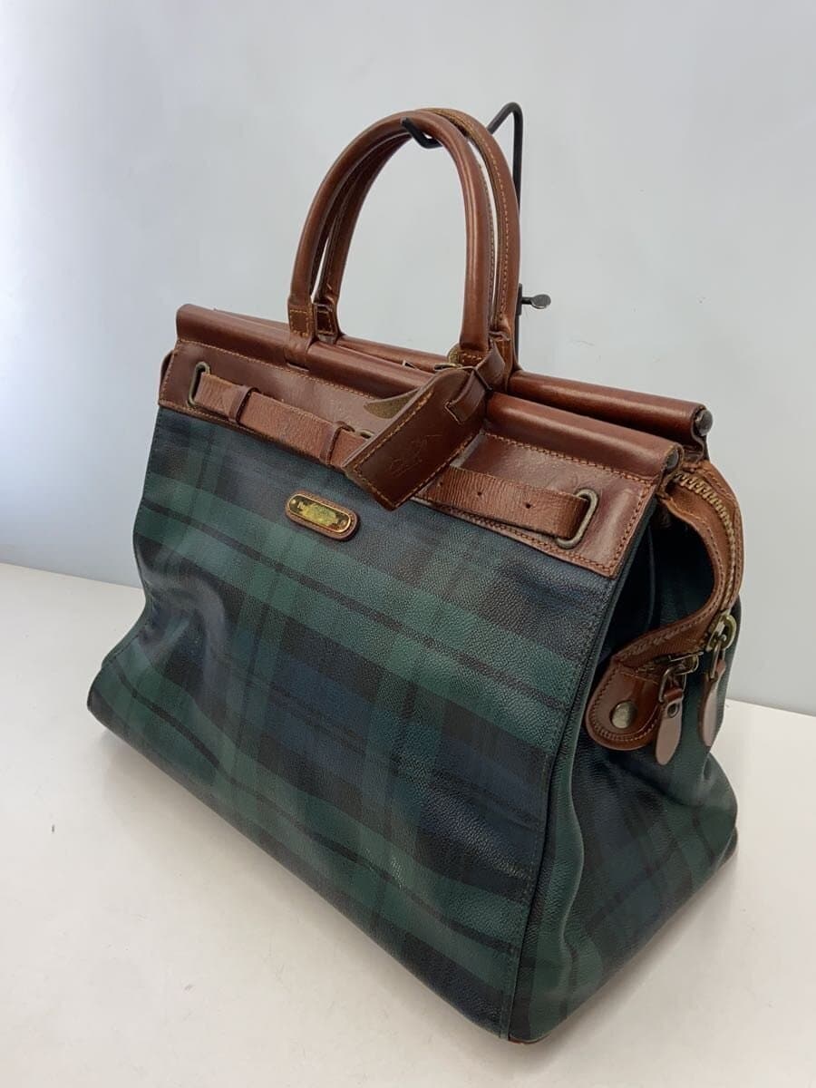 POLO RALPH LAUREN bag PVC GRN check 2