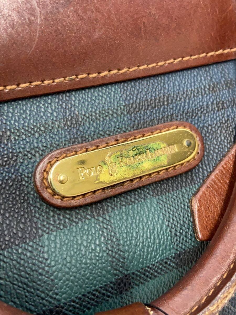 POLO RALPH LAUREN bag PVC GRN check 7