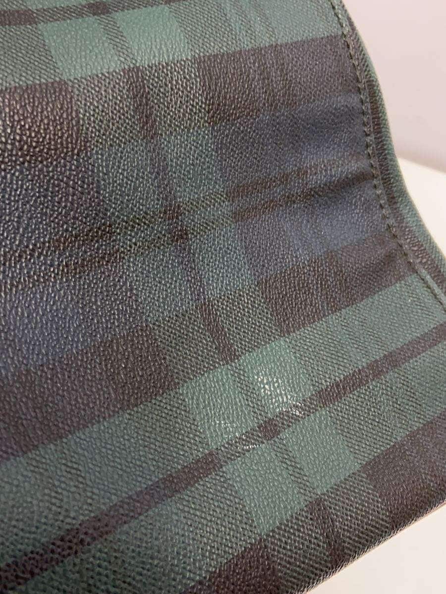 POLO RALPH LAUREN bag PVC GRN check 8