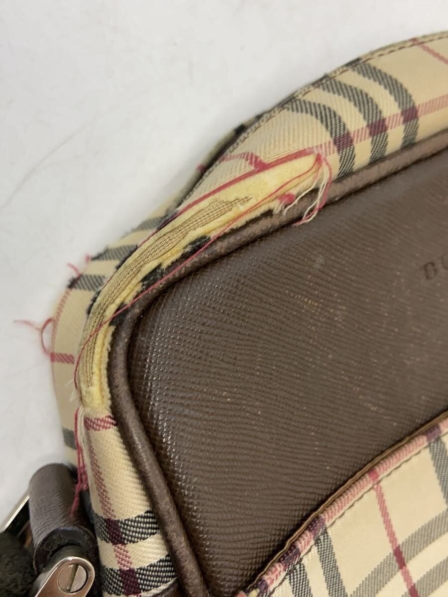 BURBERRY shoulder bag -- BEG check 7