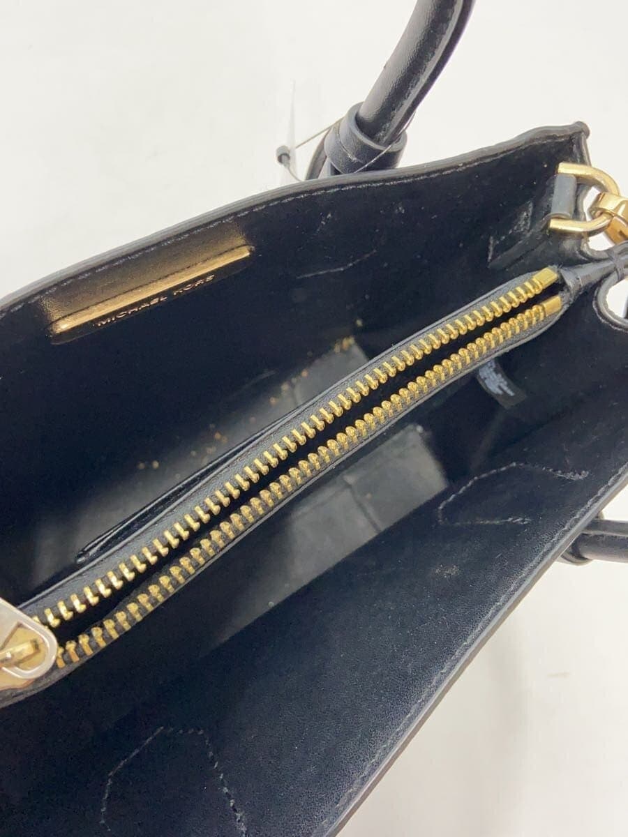 MICHAEL KORS Shoulder Bag Leather Black 35S1GM9M2L 6