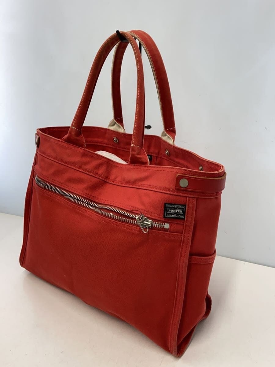PORTER GIRL Tote Bag Canvas RED 2