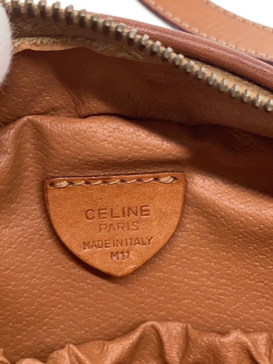 CELINE Shoulder Bag Leather BRW All Over Pattern 5