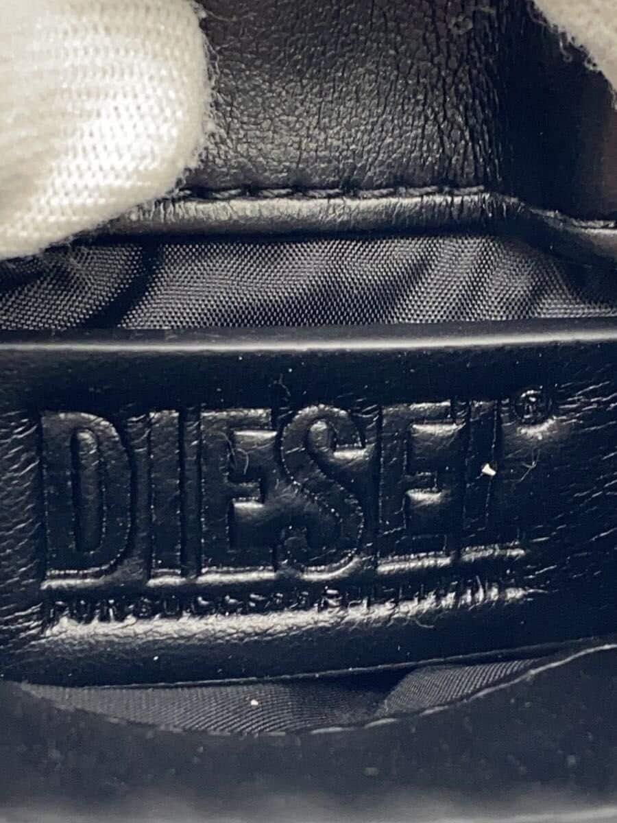 DIESEL Shoulder Bag Leather BLK Solid 5