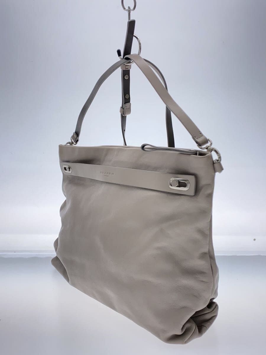 SKAGEN Shoulder Bag Leather GRY 2