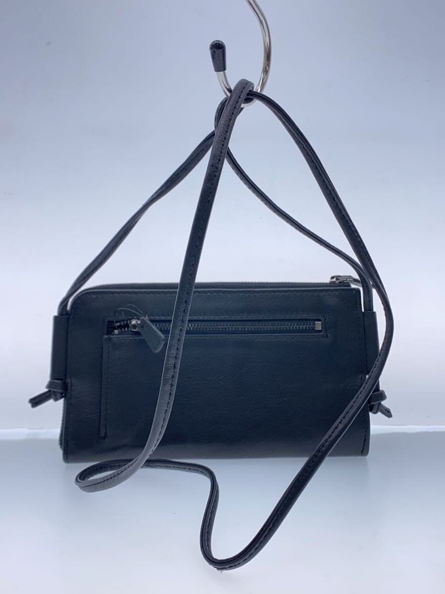 ear PAPILLONNER Shoulder Bag Leather BLK 3