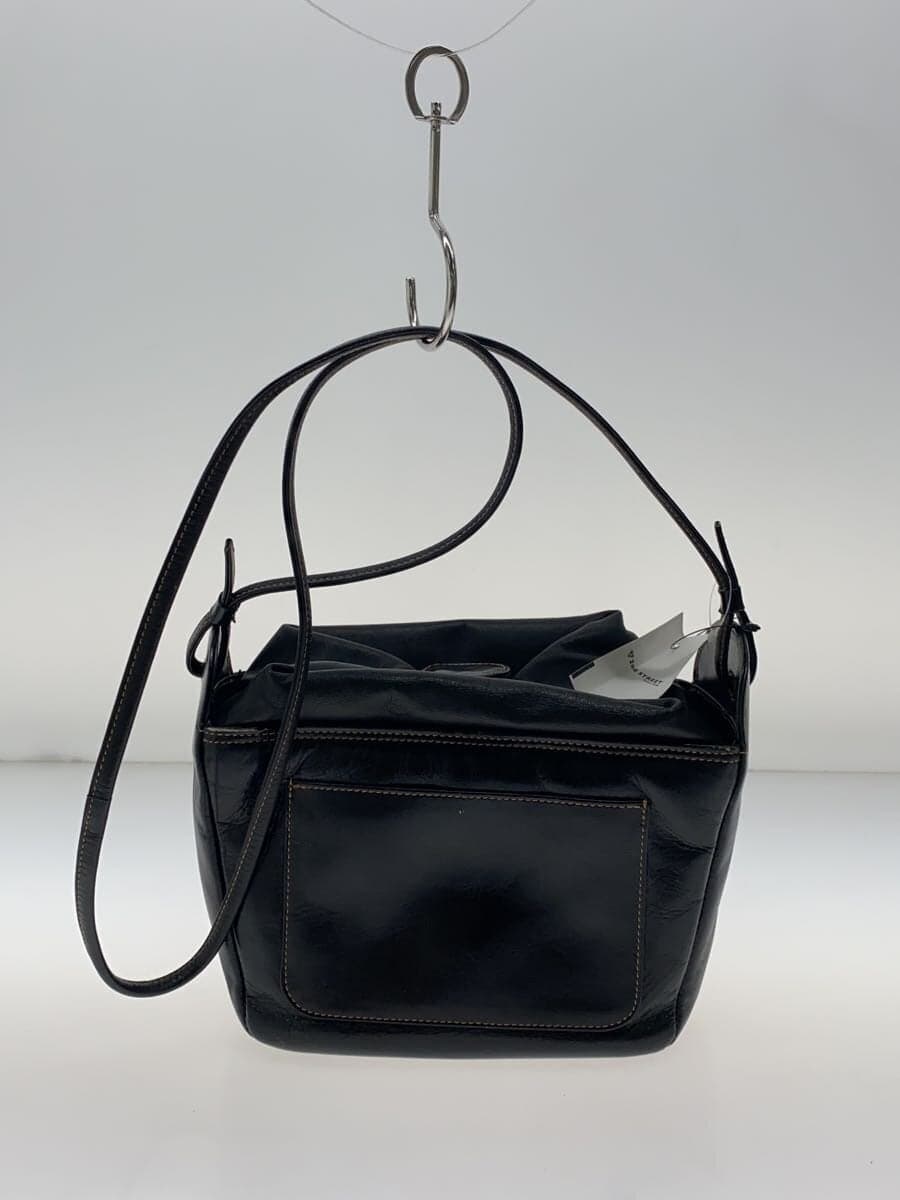 Kitamura2-Way Shoulder Bag Leather BLK 3