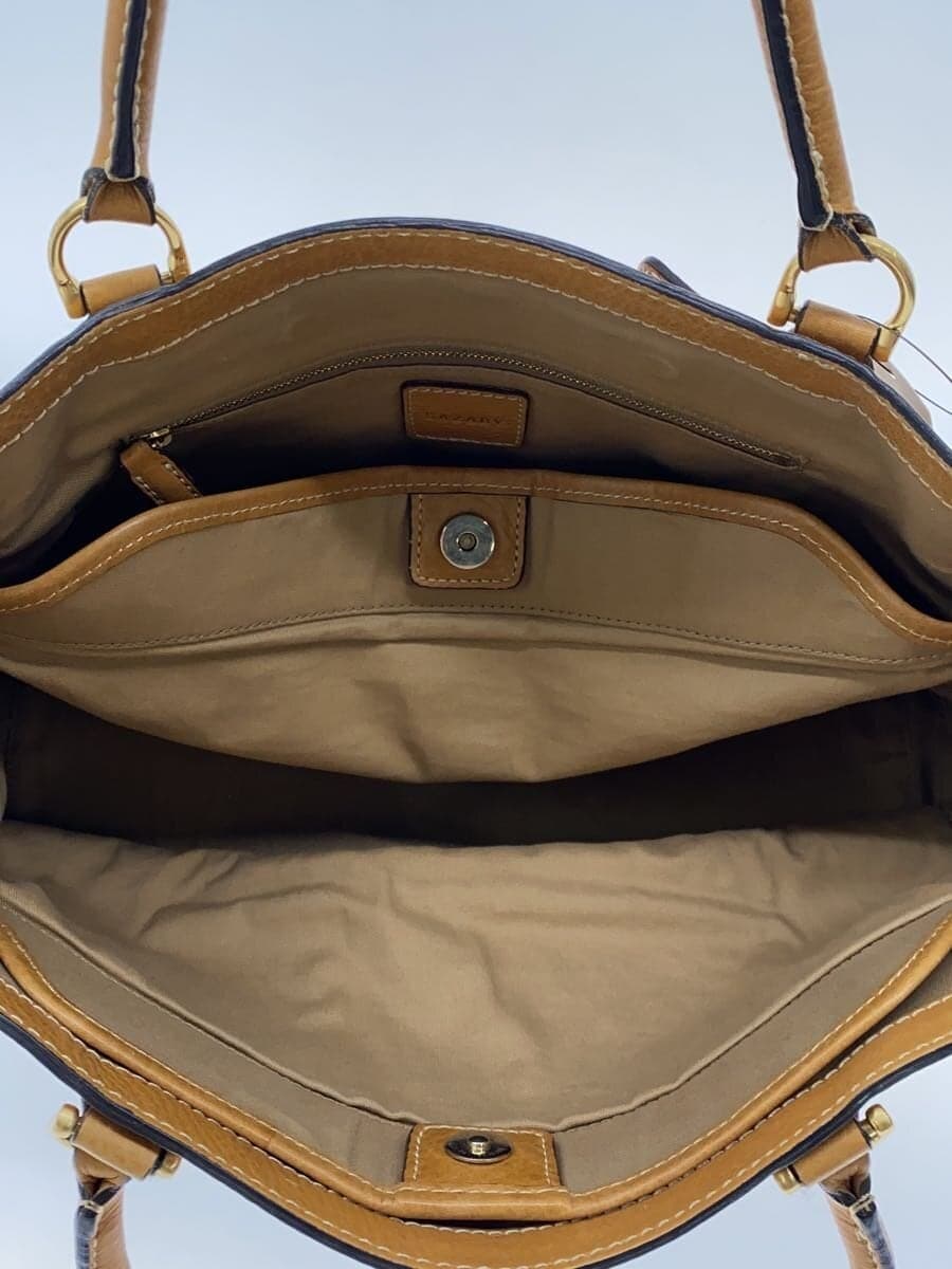 SAZABY Tote Bag Leather CML 6