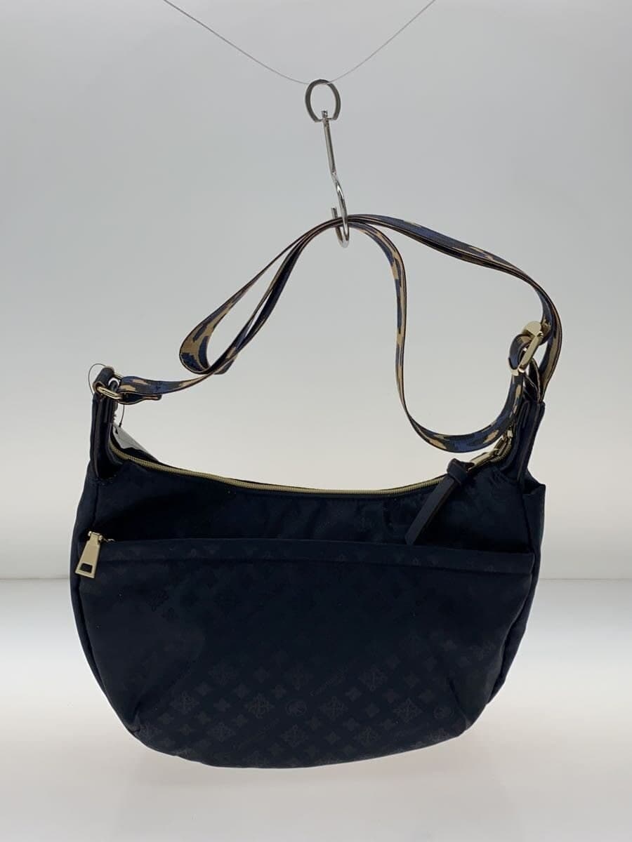 CHRISTIAN OLIVIER Shoulder Bag Nylon NVY All Over Pattern 3