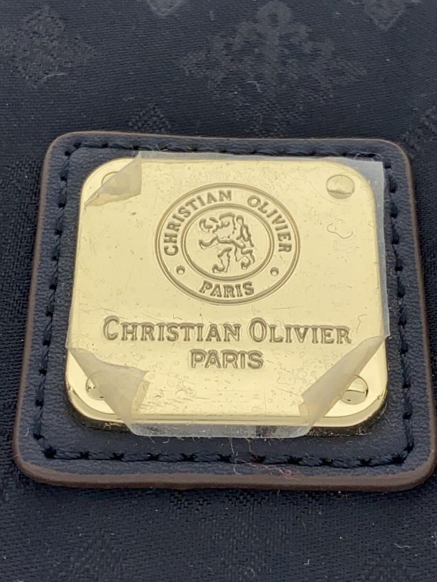 CHRISTIAN OLIVIER Shoulder Bag Nylon NVY All Over Pattern 5