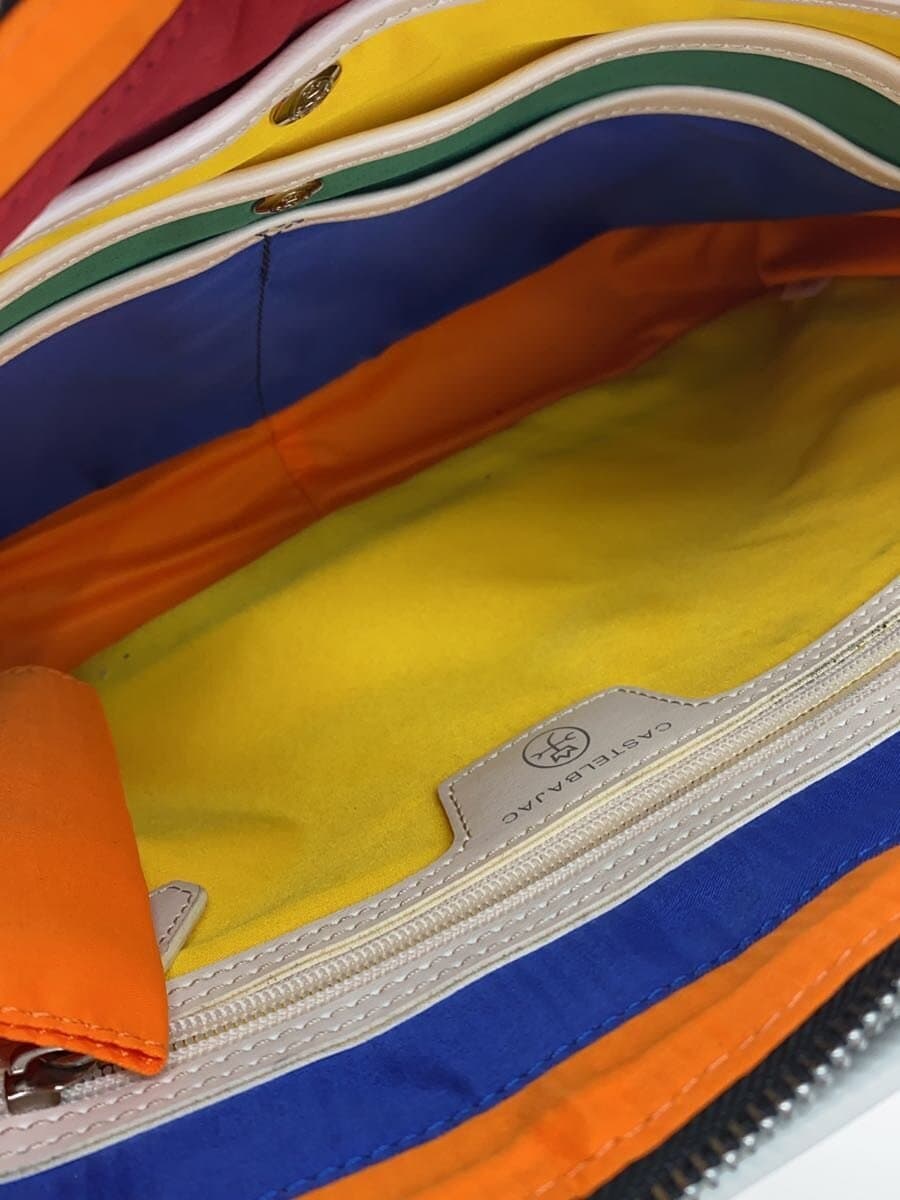 CASTELBAJAC Shoulder Bag Leather BLK 6