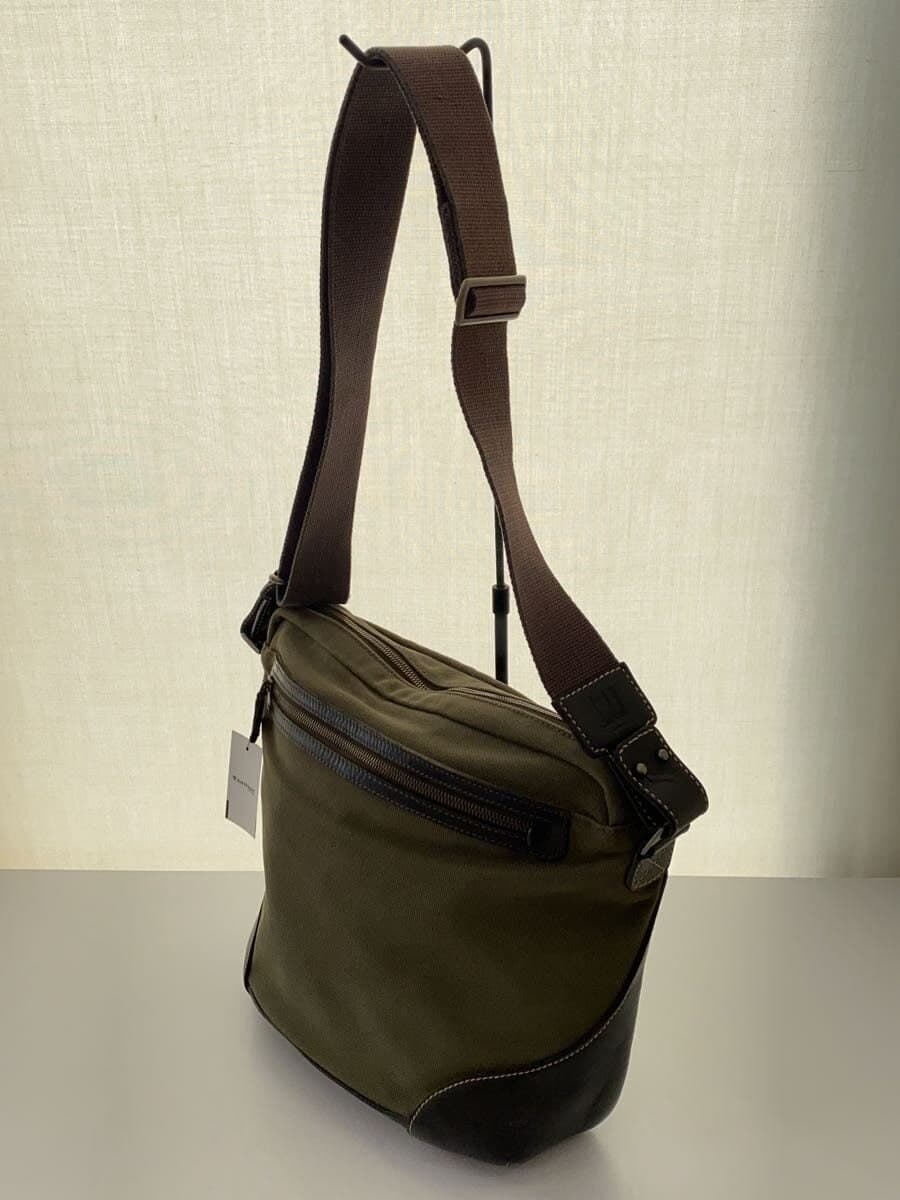 dunhill Shoulder Bag Canvas KHK 2