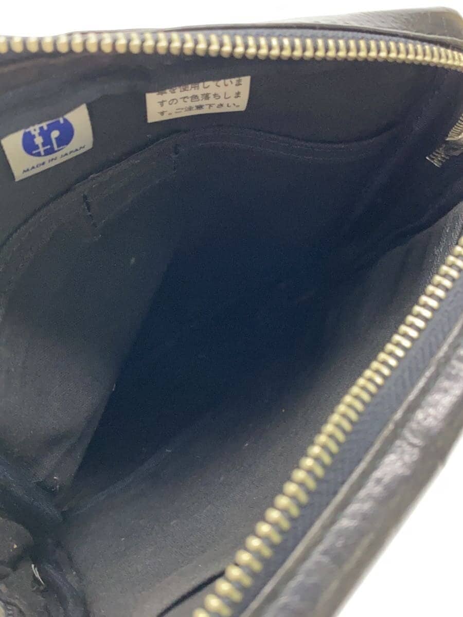 PORTER Waist Bag Leather BLK 6