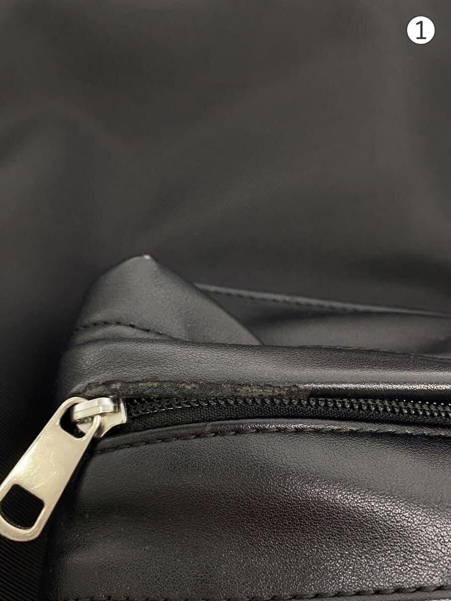 A.P.C. (Some peeling) Backpack Faux leather Black H62119 7